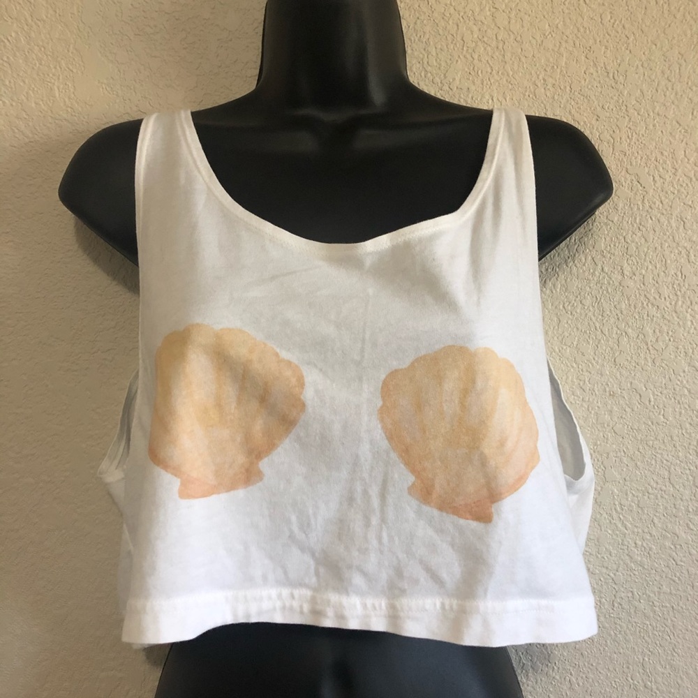 San Lorenzo Seashell Crop Top OS